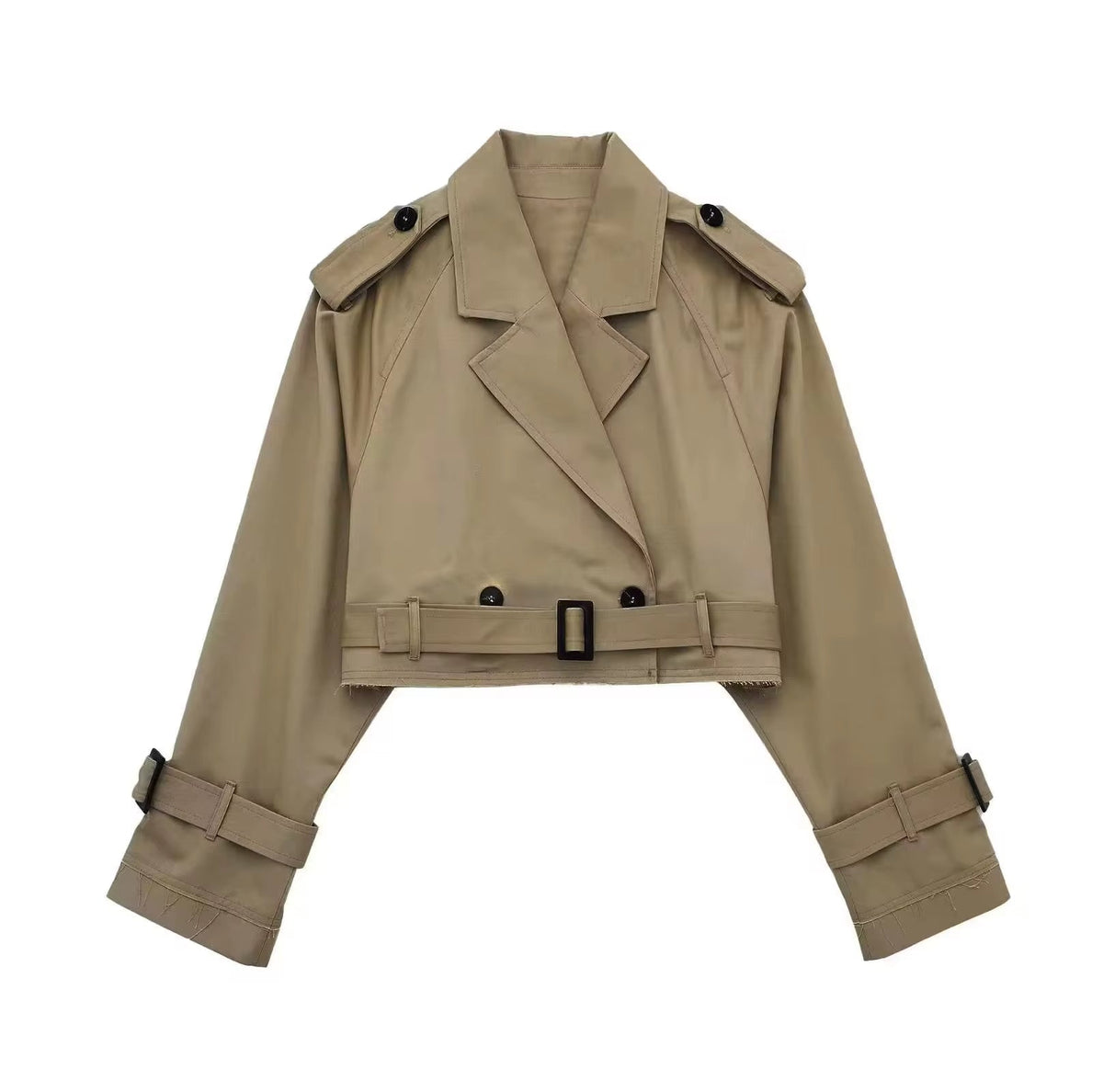 Aimee Cropped Trenchcoat