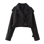 Aimee Cropped Trenchcoat