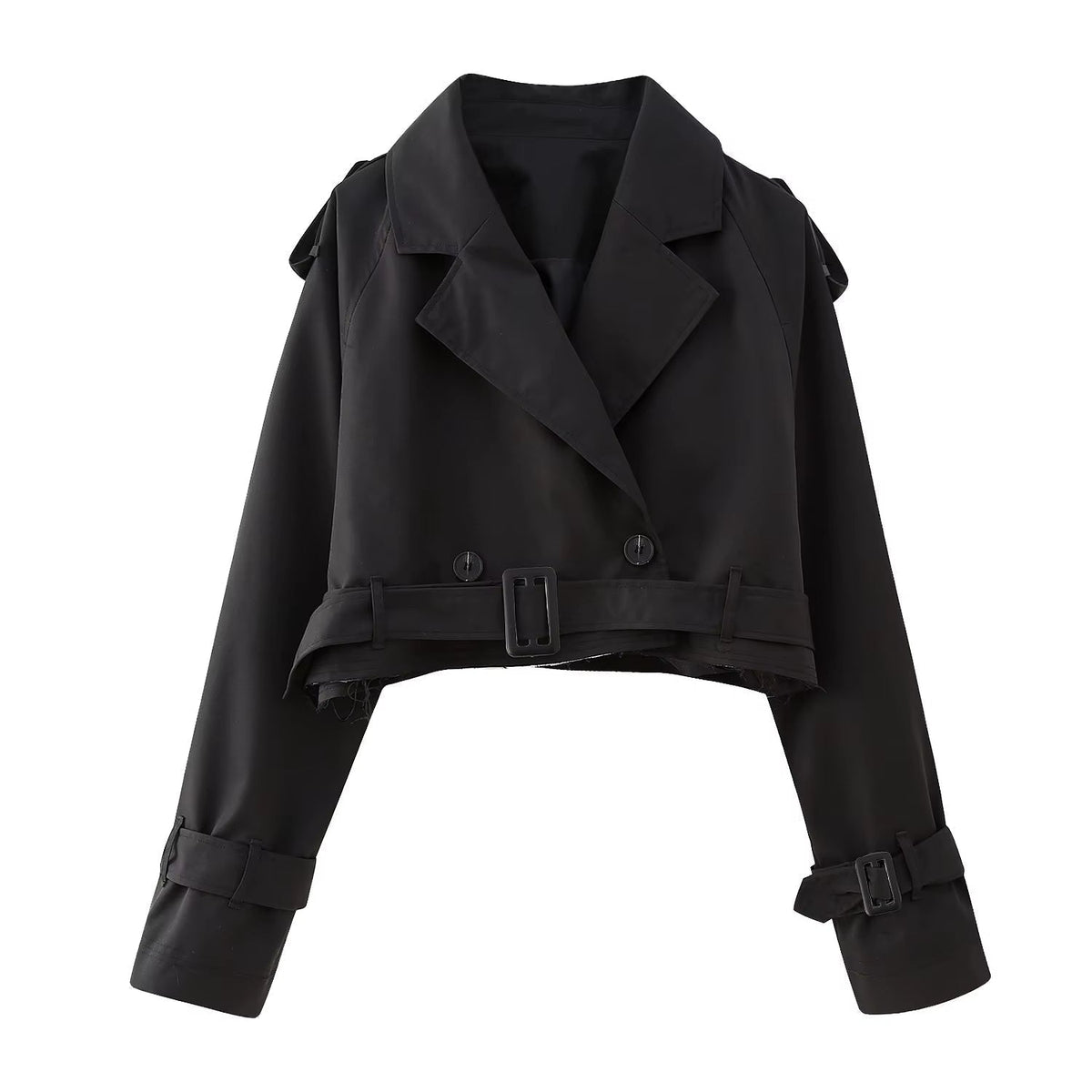 Aimee Cropped Trenchcoat