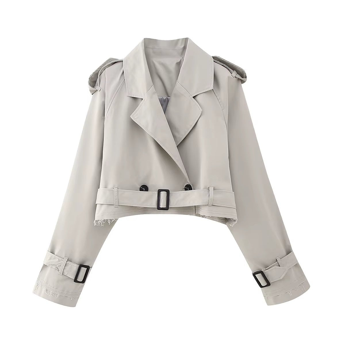 Aimee Cropped Trenchcoat