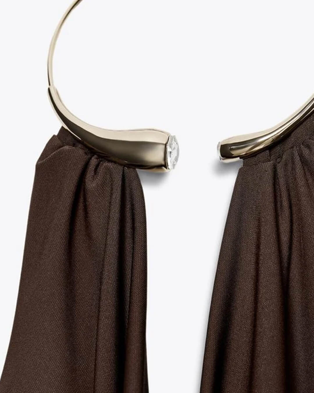 Alessi Backless Draped Bodysuit