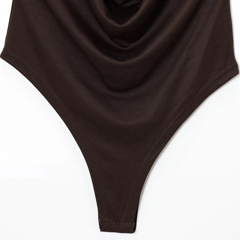 Alessi Backless Draped Bodysuit