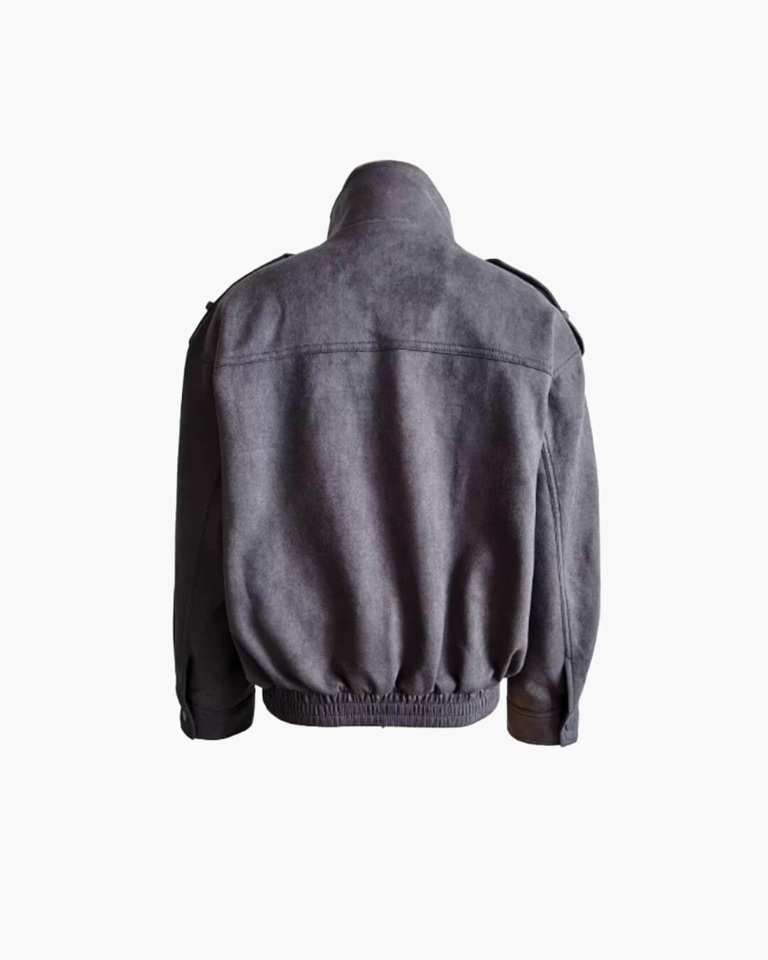 Alexandra High-Neck suede Jacket