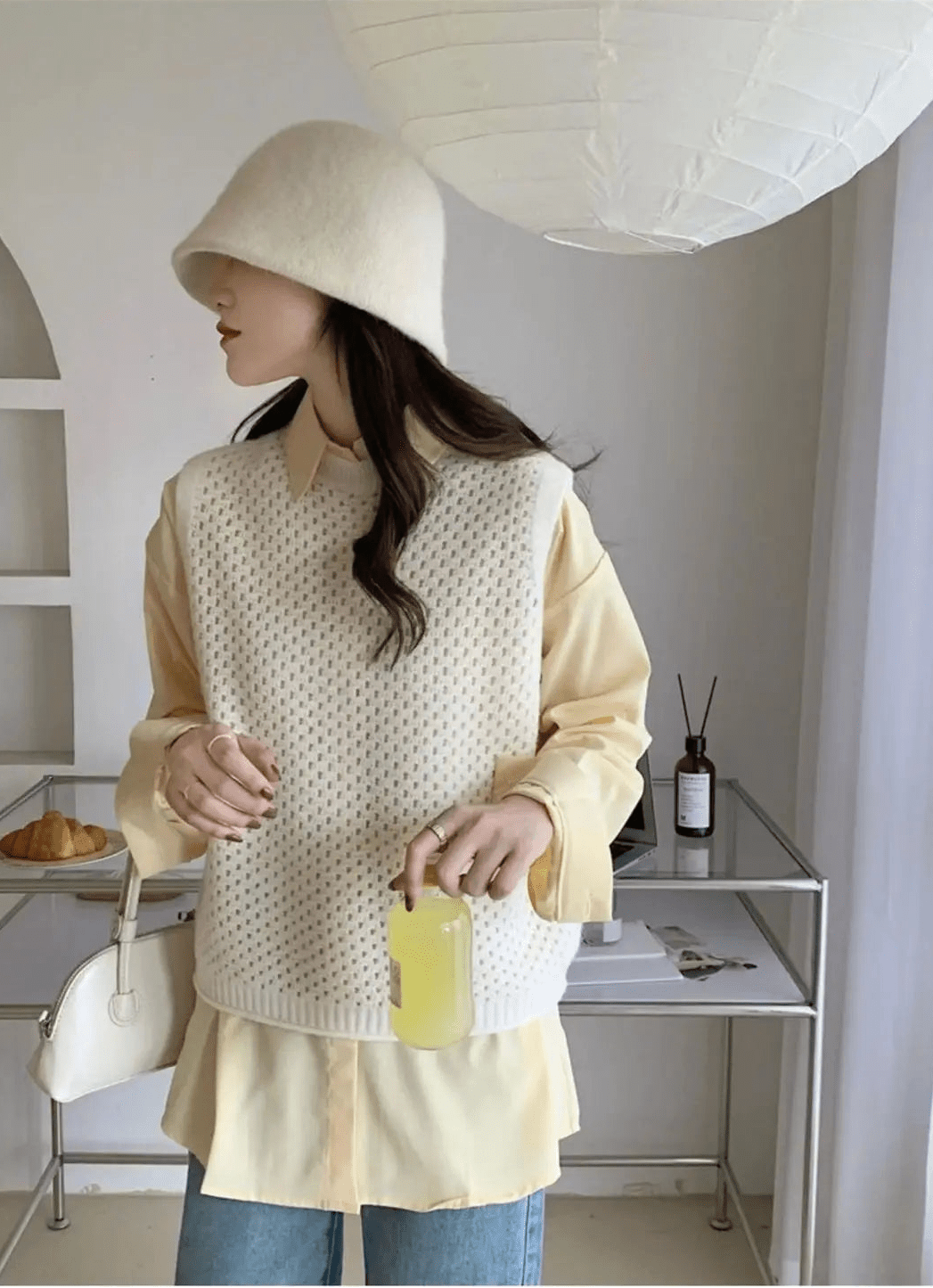 Amaia Hollow Knit Tank Top