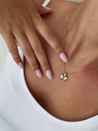 Adaeze Zirconia Bow Pendant Necklace