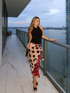 Amelie Wrap Midi Skirt Scarf