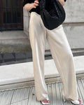 Angelita Satin Wide Leg Trousers