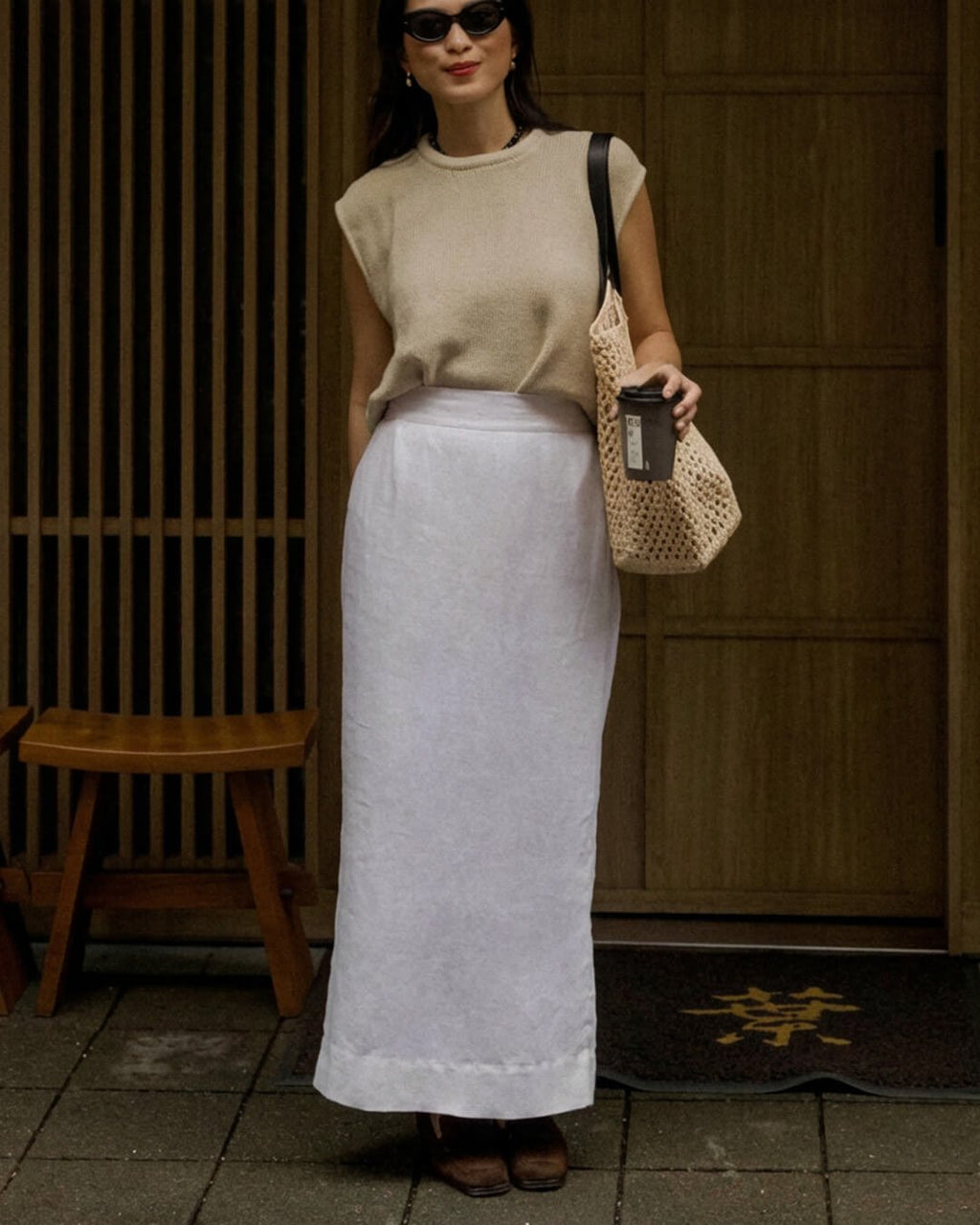 Annalise Sleeveless Linen Set