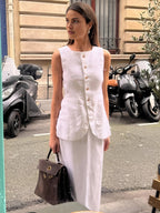 Annalise Sleeveless Linen Set