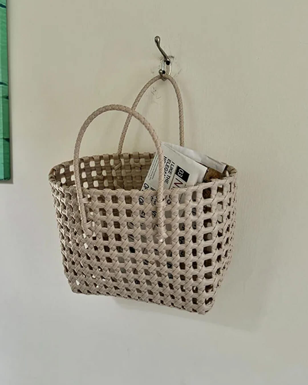 Annie Open-Weave Tote Bag