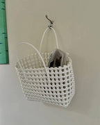 Annie Open-Weave Tote Bag