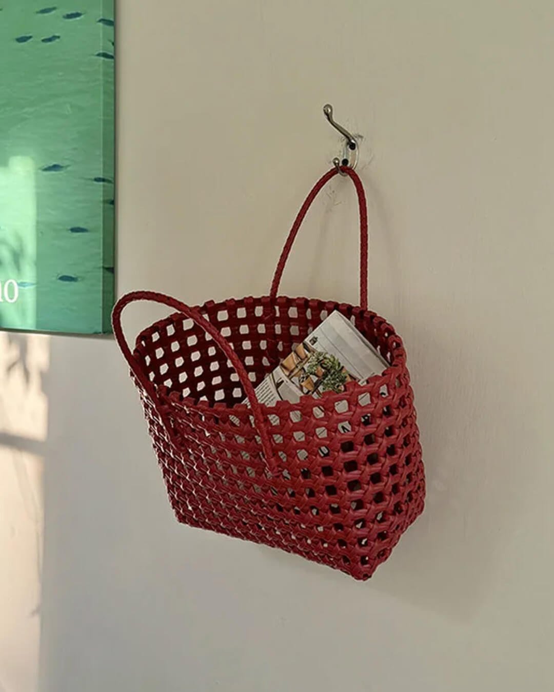Annie Open-Weave Tote Bag
