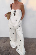 Annika Strapless Wide-Leg Two-Piece Set
