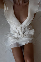 Arya Off-Shoulder Ruffled Mini Dress