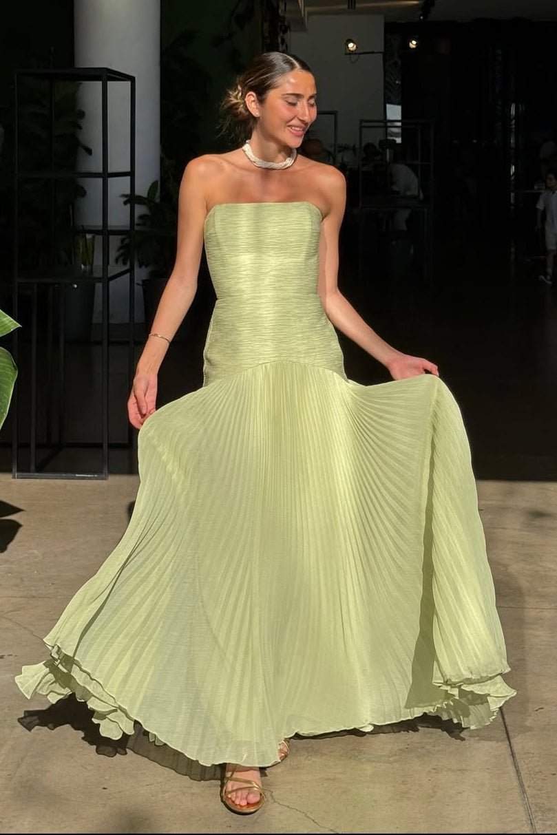 Barbra Strapless Maxi Dress