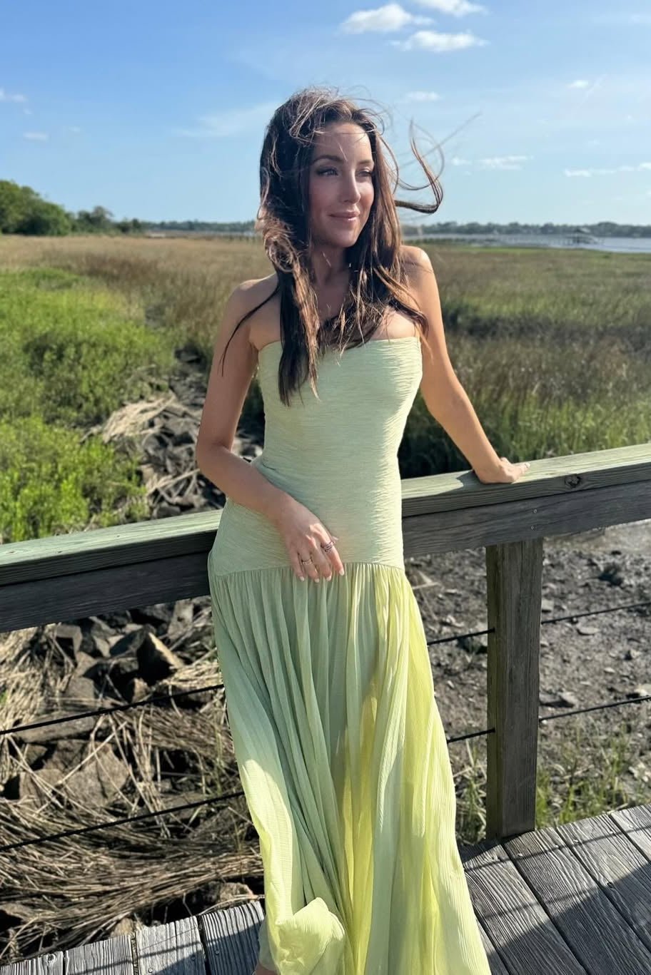 Barbra Strapless Maxi Dress