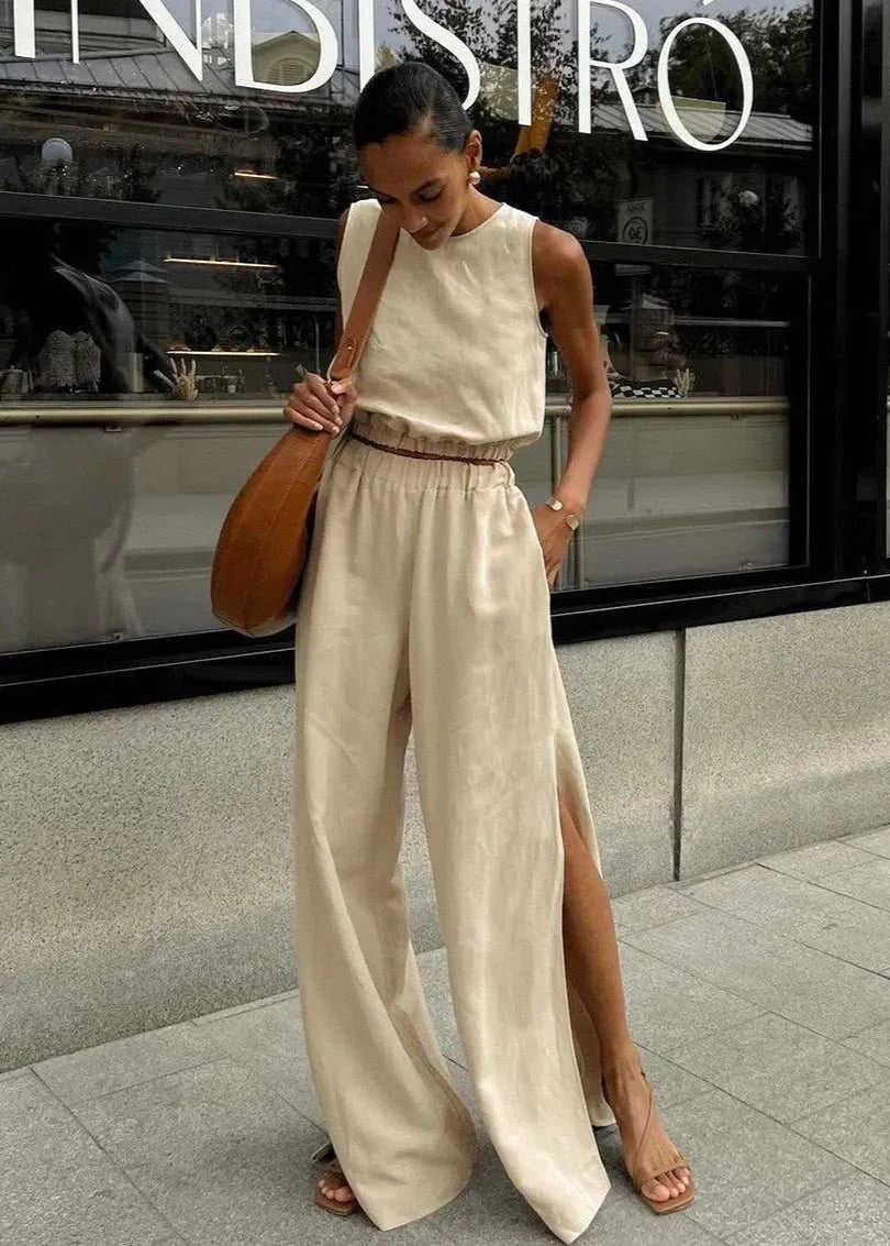 Adella Wide-Leg Palazzo Set