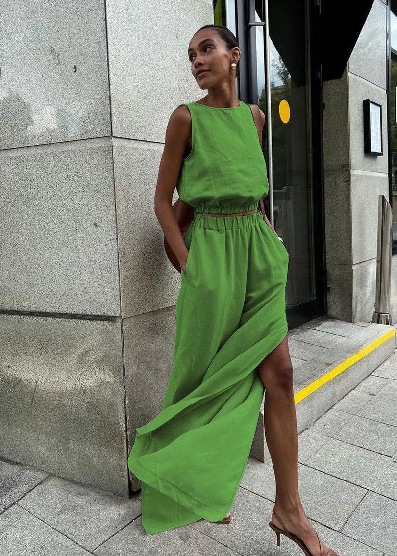 Adella Wide-Leg Palazzo Set