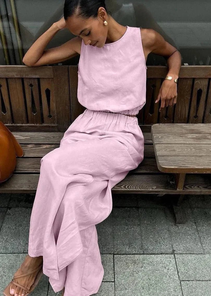 Adella Wide-Leg Palazzo Set