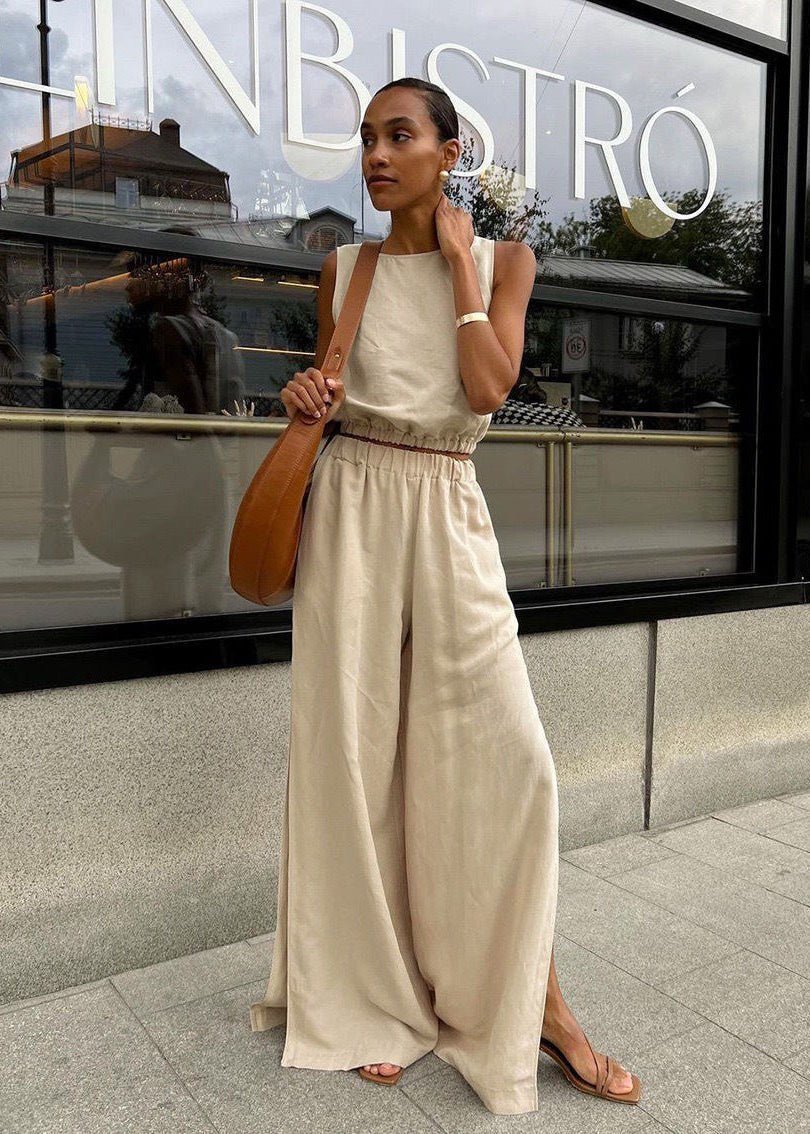 Adella Wide-Leg Palazzo Set