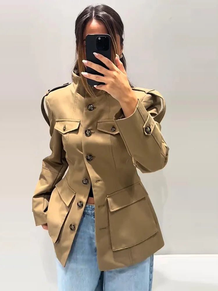 Belinda Slim Fit Trench Coat