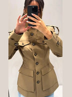 Belinda Slim Fit Trench Coat