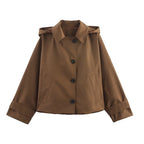 Adelmira Hooded Windbreaker Jacket