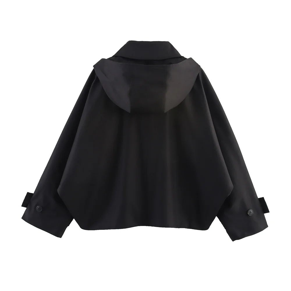 Adelmira Hooded Windbreaker Jacket