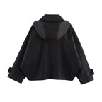 Adelmira Hooded Windbreaker Jacket