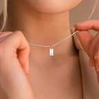 Adeltraud Initial Pendant Necklace