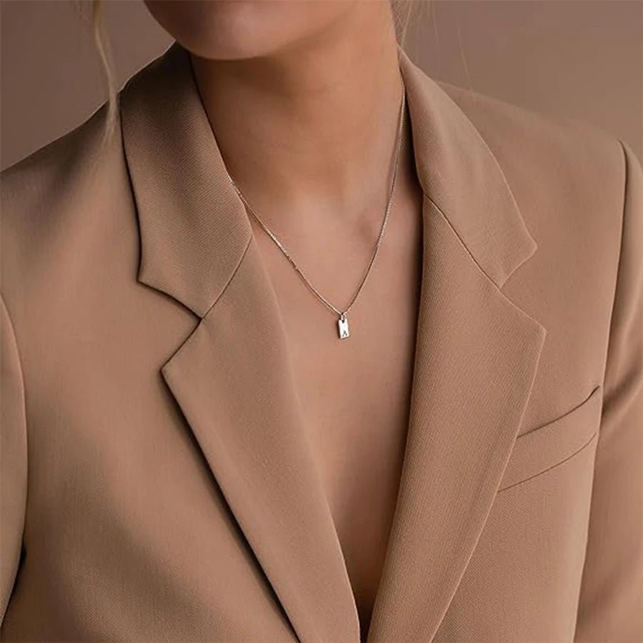Adeltraud Initial Pendant Necklace
