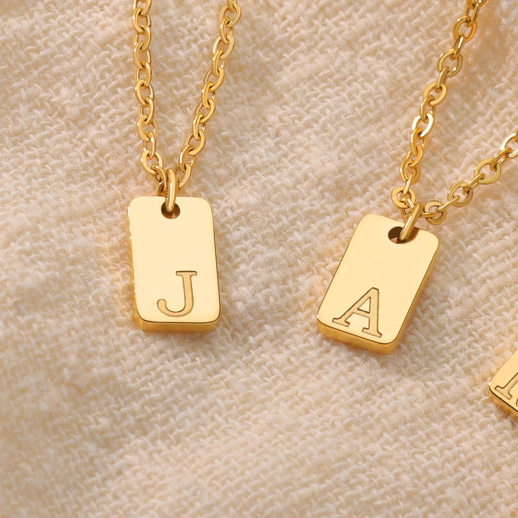 Adeltraud Initial Pendant Necklace