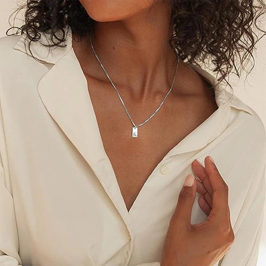 Adeltraud Initial Pendant Necklace