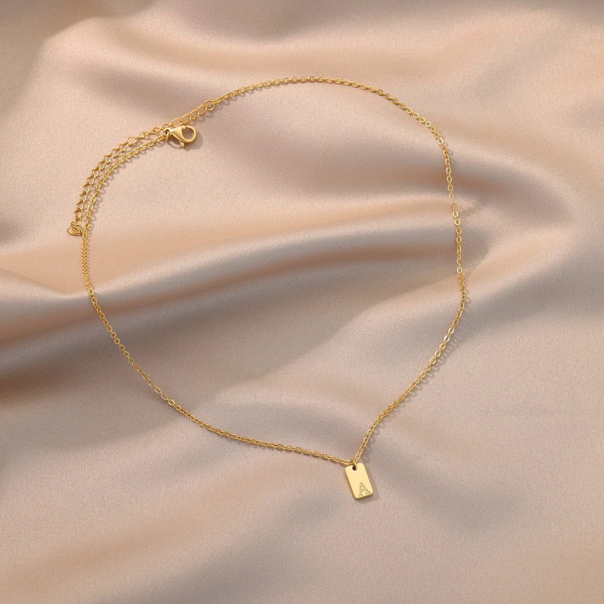 Adeltraud Initial Pendant Necklace