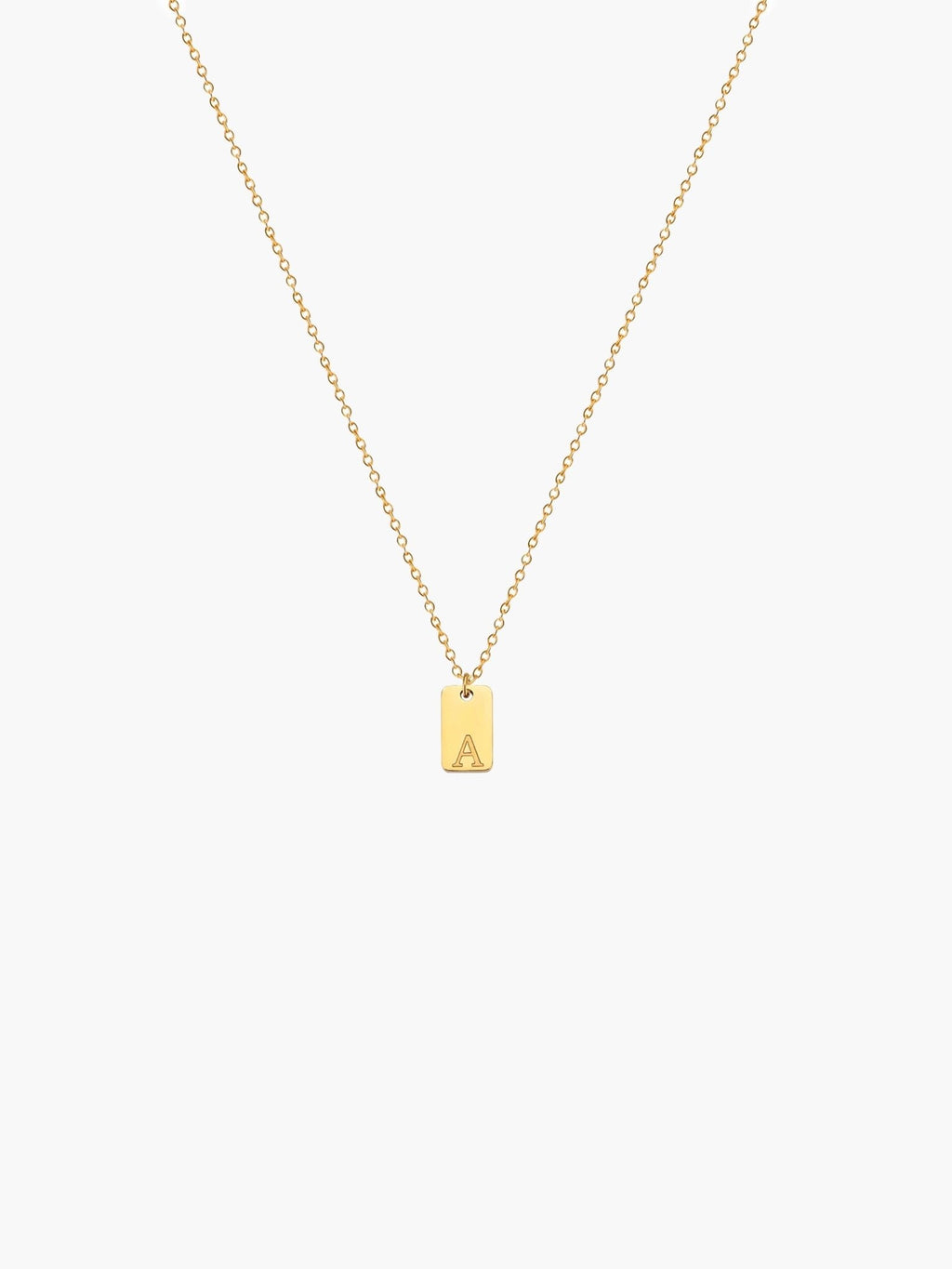 Adeltraud Initial Pendant Necklace