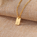 Adeltraud Initial Pendant Necklace