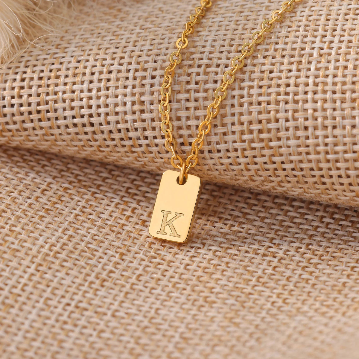 Adeltraud Initial Pendant Necklace