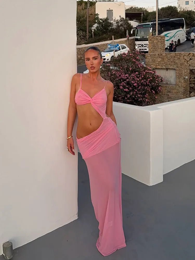 Bethany Twist Cut Out Maxi Dress