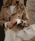 Bettany Cropped Trench Coat