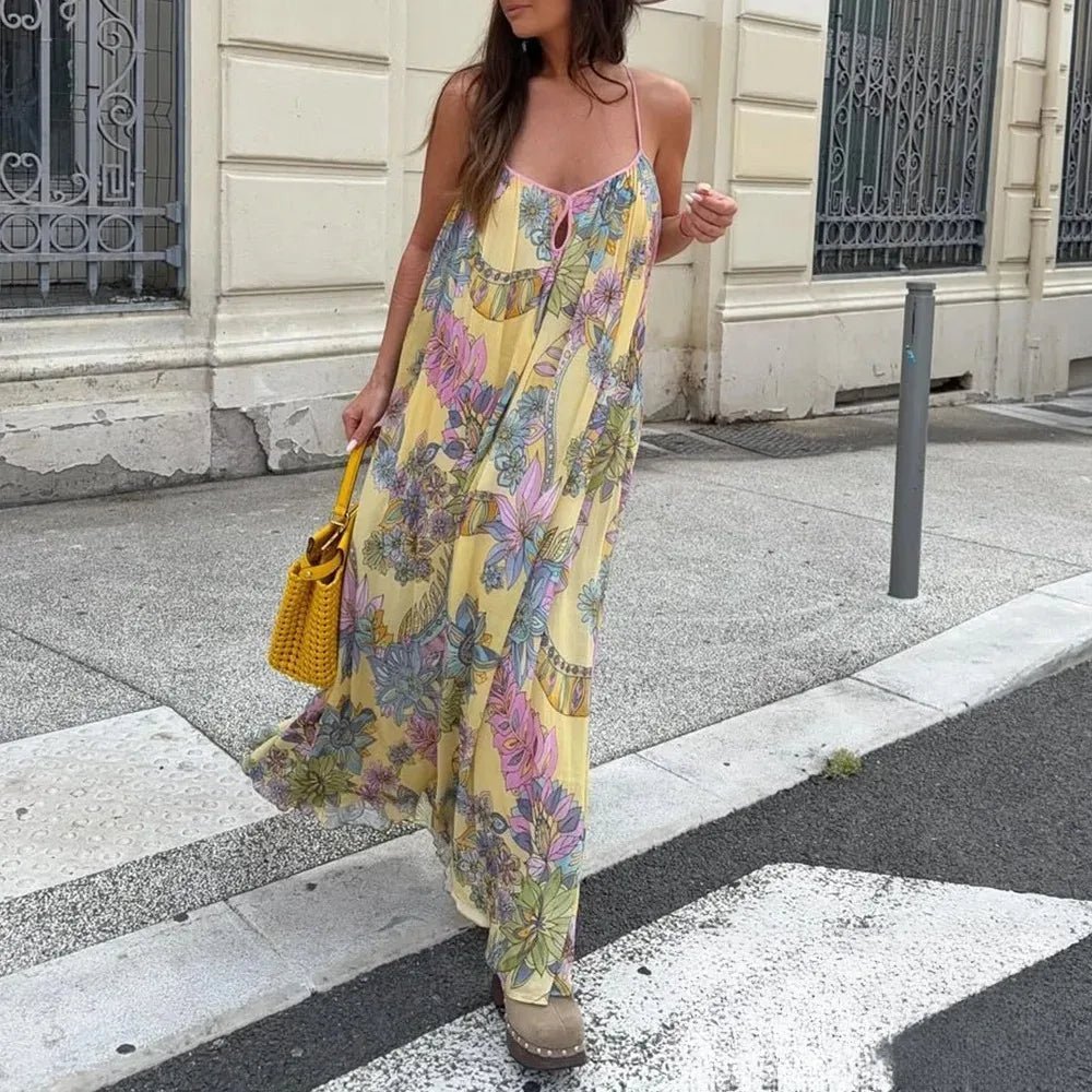 Betty Floral Chiffon Cami Dress