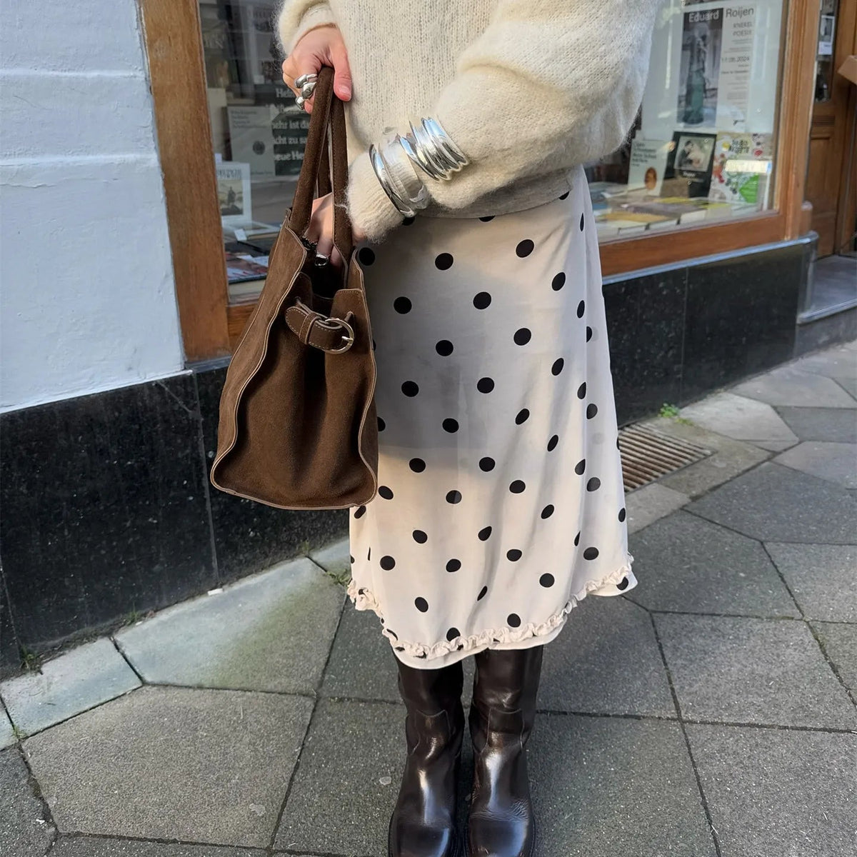 Erica Sheer Mesh Midi Skirt