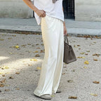 Brie Satin Flare Pants