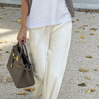 Brie Satin Flare Pants