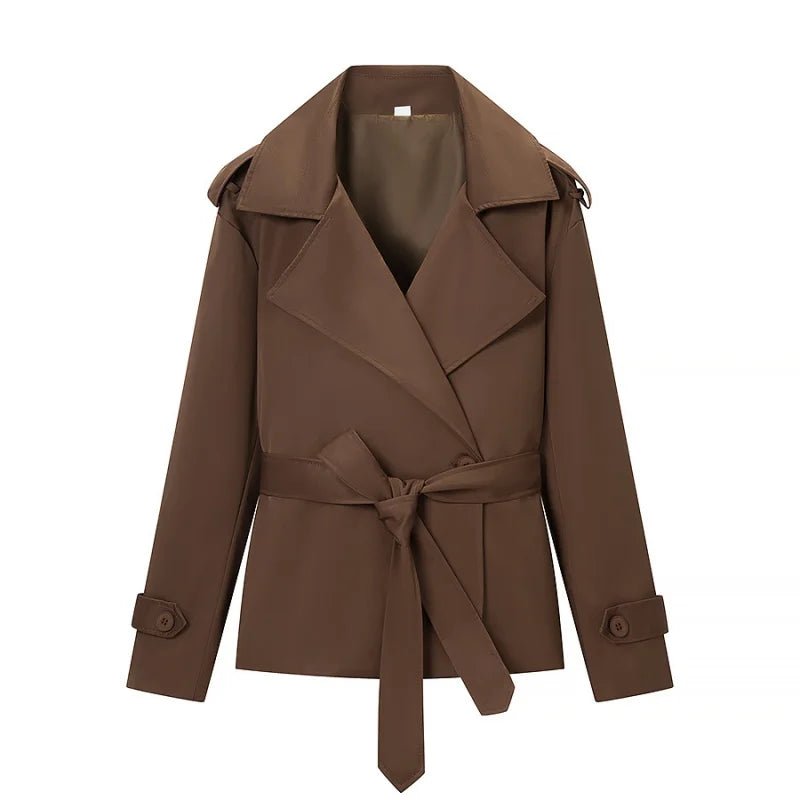 Candice Cropped Trench Coat