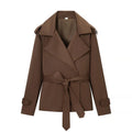 Candice Cropped Trench Coat