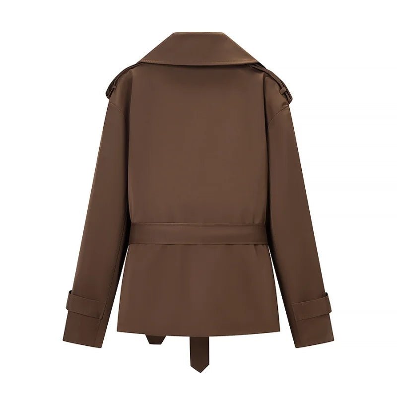 Candice Cropped Trench Coat