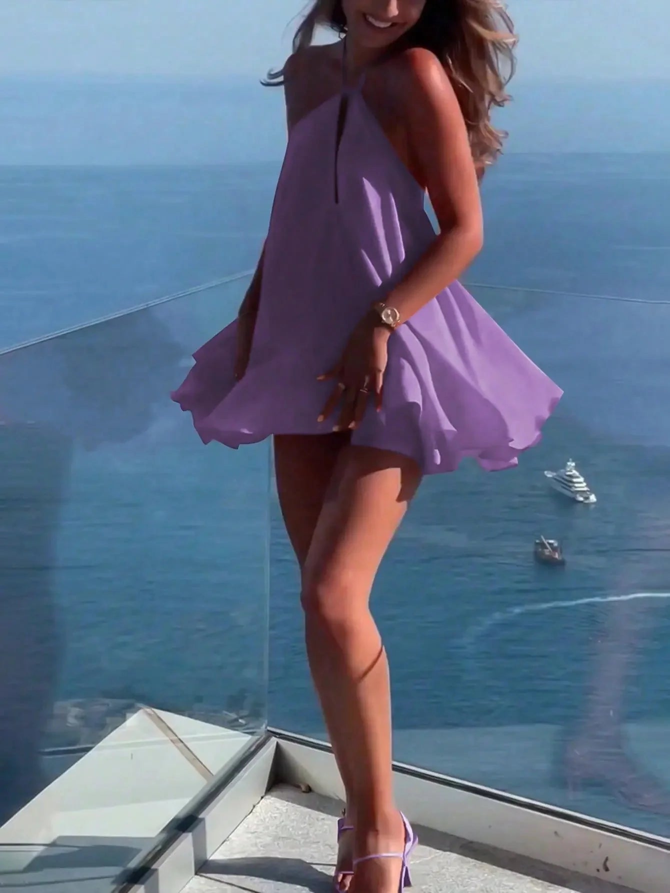Catalina Off-Shoulder Hollow Out Summer Dress
