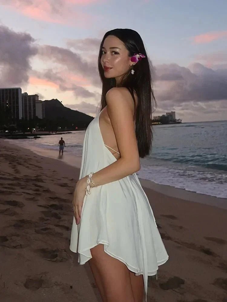 Catalina Off-Shoulder Hollow Out Summer Dress
