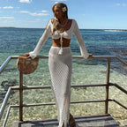 Lucy Crochet Cover Up Skirt Set