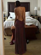 Nadia Deep V-Neck Bandage Dress
